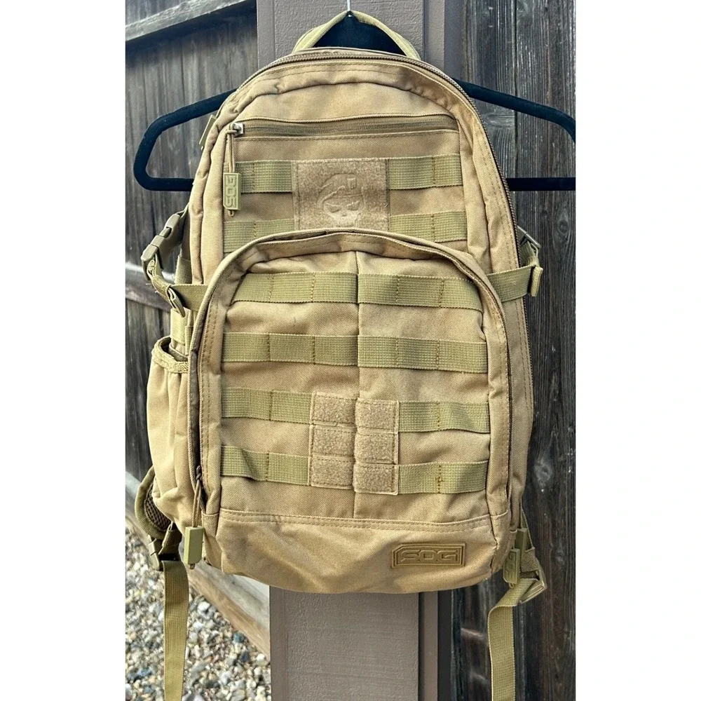 SOG Ninja Tactical Daypack Backpack 24.2L Desert Clay MOLLE YPB001SOG-DCLY